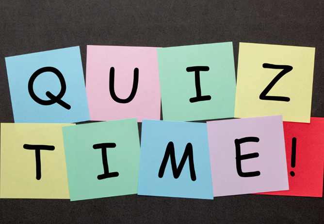 Our Friday Quiz returns