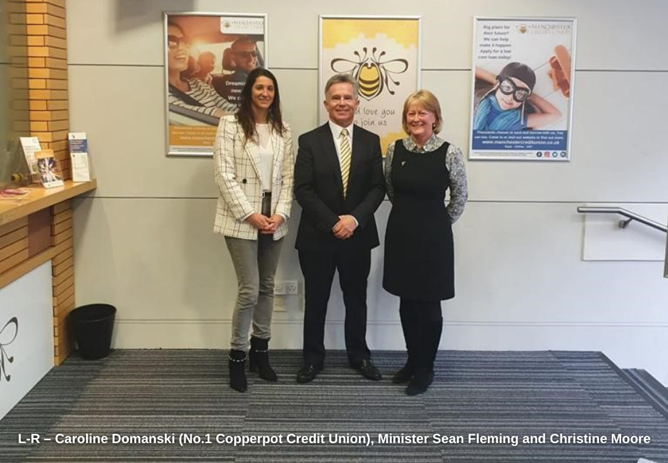 Manchester Credit Union delighted to receive Irish ministerial visit to mark St Patrick’s Day