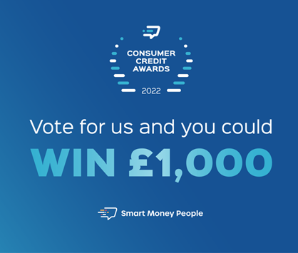 Vote for us – and be in with a chance to win £1000!